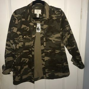 Forever 21 camouflage utility jacket NWT
